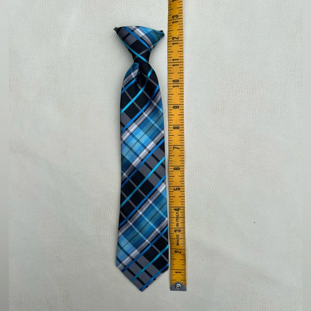 Bergamo New York Boys Neck Clip on Tie
